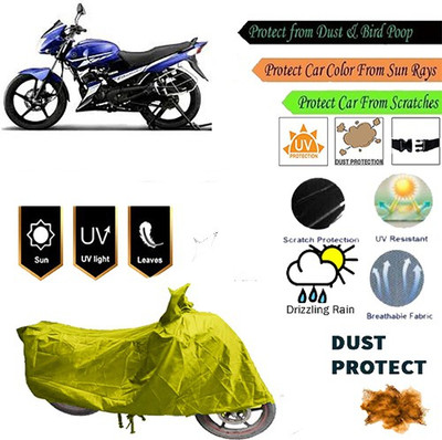 MotohunK Two Wheeler Cover for Yamaha(Yellow)