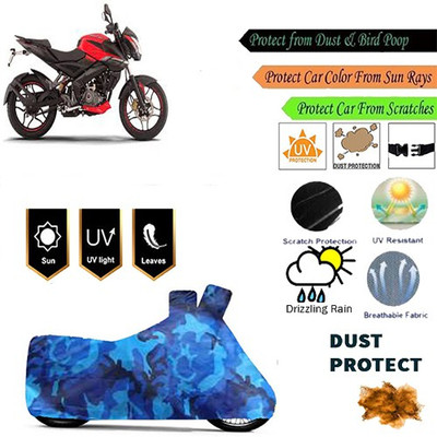 MotohunK Two Wheeler Cover for Bajaj(Blue)
