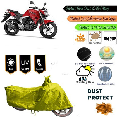 MotohunK Two Wheeler Cover for Yamaha(Yellow)