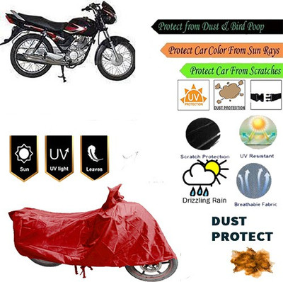 MotohunK Two Wheeler Cover for Suzuki(Zeus, Red)