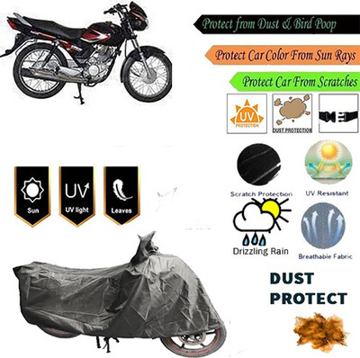 MotohunK Two Wheeler Cover for Suzuki(Zeus, Grey)