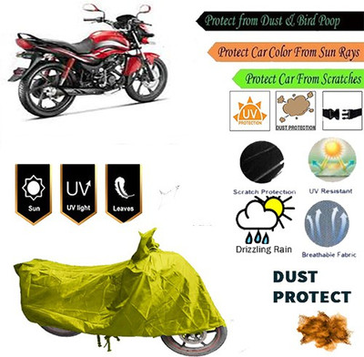 MotohunK Two Wheeler Cover for Hero(Yellow)