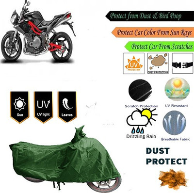 MotohunK Two Wheeler Cover for DSK Benelli(Green)