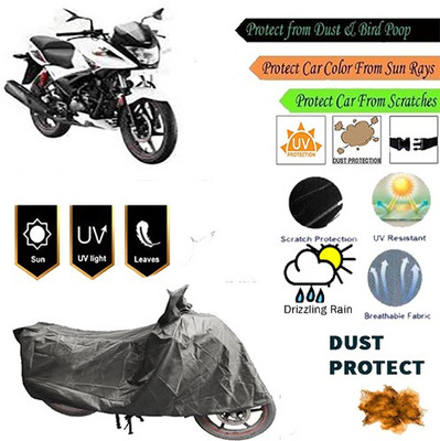 MotohunK Two Wheeler Cover for Hero(Ignitor, Grey)