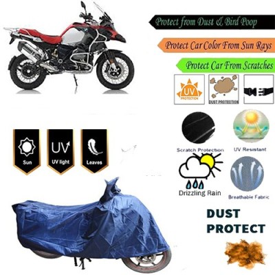 MotohunK Two Wheeler Cover for BMW(R 1200 GS, Blue)