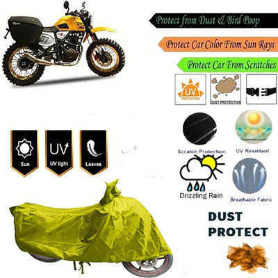 MotohunK Two Wheeler Cover for Universal For Bike(Yellow)