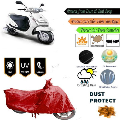 MotohunK Two Wheeler Cover for Avon(Red)