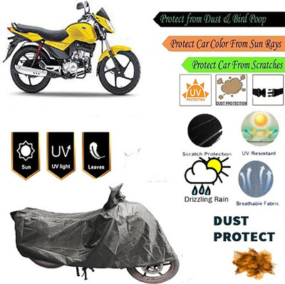 MotohunK Two Wheeler Cover for Mahindra(Stallio, Grey)
