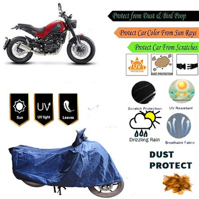 MotohunK Two Wheeler Cover for DSK Benelli(Blue)