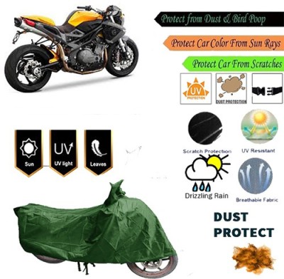 MotohunK Two Wheeler Cover for DSK Benelli(Green)