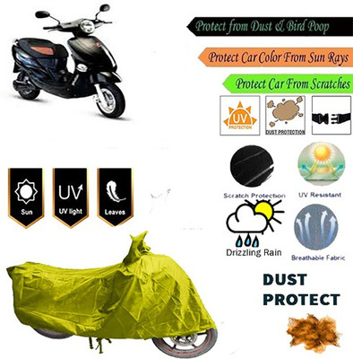 MotohunK Two Wheeler Cover for Hero(Yellow)