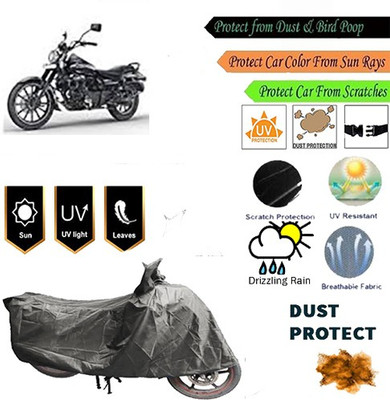 MotohunK Two Wheeler Cover for Bajaj(Grey)