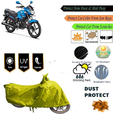 MotohunK Two Wheeler Cover for Yamaha(Yellow)