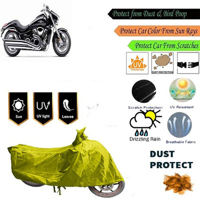 MotohunK Two Wheeler Cover for Suzuki(Yellow)