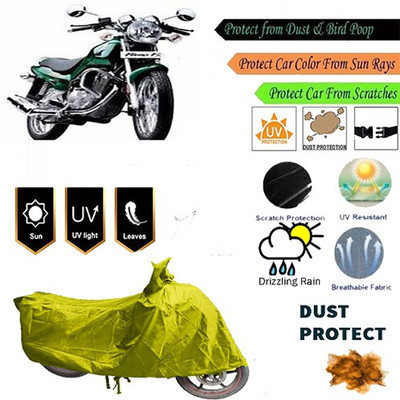 MotohunK Two Wheeler Cover for TVS(Yellow)