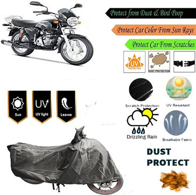 MotohunK Two Wheeler Cover for Bajaj(Grey)