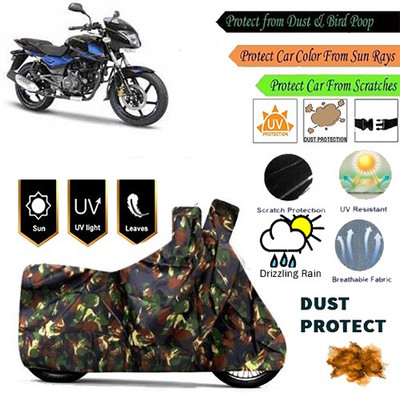 MotohunK Two Wheeler Cover for Bajaj(Pulsar 150 DTS-i, Multicolor)