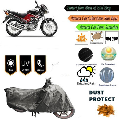 MotohunK Two Wheeler Cover for Yamaha(Gladiator, Grey)