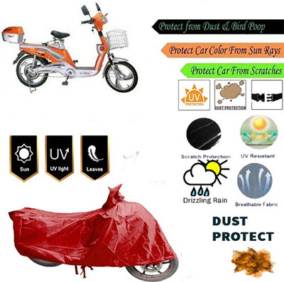 MotohunK Two Wheeler Cover for Avon(Red)