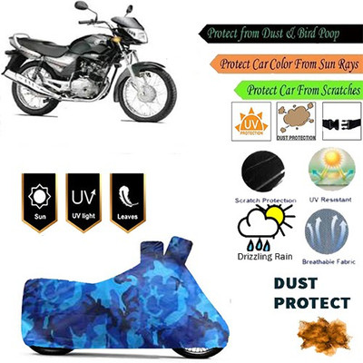 MotohunK Two Wheeler Cover for Yamaha(Libero, Blue)