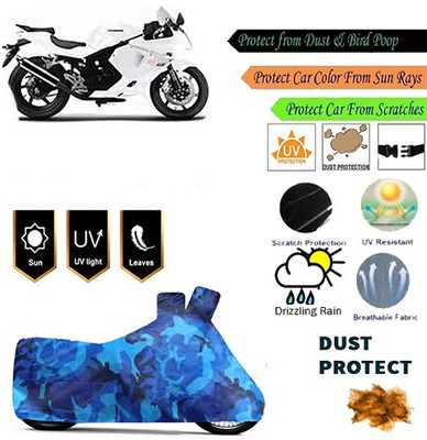MotohunK Two Wheeler Cover for Hyosung(GT650R, Blue)