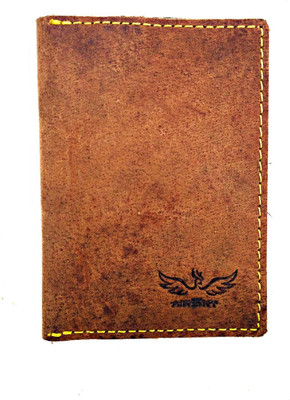 AIRSKY Men Casual Tan Genuine Leather Card Holder(4 Card Slots)