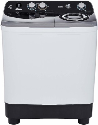 Haier 8.5 kg Semi Automatic Top Load Black, White, Grey(HTW85-186S)   Washing Machine  (Haier)