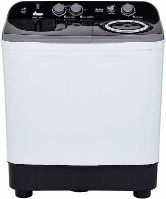 Haier 9.5 kg Semi Automatic Top Load Black, White, Grey(HTW95-186S)   Washing Machine  (Haier)