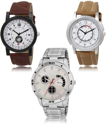 FERRIZZO New latest Designer Combo of 3 Analog Watch  - For Men