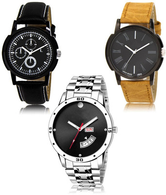 FERRIZZO New latest Designer Combo of 3 Analog Watch  - For Men