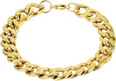 Fashion Frill Stainless Steel Gold-plated Bracelet