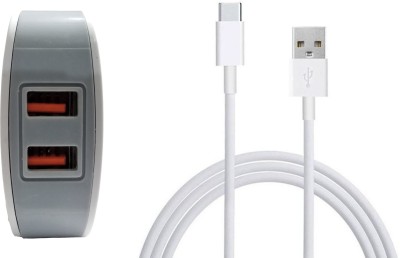 CASVO 3 W 3 A Multiport Mobile Charger with Detachable Cable(White, Cable Included)