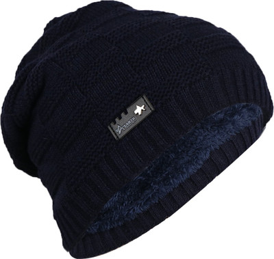 iSweven Woven, Solid Beanie Cap