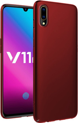 TrueObjects Back Cover for Vivo V11 Pro(Red, Hard Case, Pack of: 1)