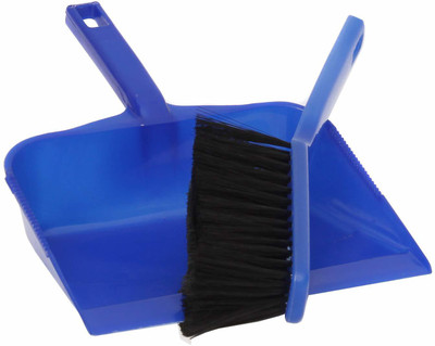 MARC Dust Pan with Hand Sweeper Brush for Dust Cleaning Plastic Dustpan(Blue)
