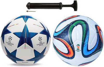 DIBACO SPORTS Four Color + Blue Star with Inflating Air Pump Football Kit