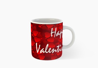 Kinoki Red Valentine Coffee Ceramic Coffee Mug(300 ml)