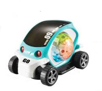 Toyvala Presenting 3D light car for kids, Battery operated Car Toy A4 Model with Music and Light(Multicolor)