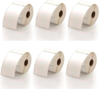 TSC 100mmX150mm (4 inch X 6 inch), Thermal Transfer Barcode Labels Stickers, Set of 6 Rolls, 250 Labels In Roll, Permanent Self Adhesive Paper Label Smooth & Milky White Paper Labels In Roll, Permanent Self Adhesive Paper Label(White) TSC 100mmX150mm (4 inch X 6 inch), Thermal Transfer Barcode Labels Stickers, Set of 6 Rolls, 250 Labels In Roll, Permanent Self Adhesive Paper Label Smooth & Milky White Paper Labels In Roll, Permanent Self Adhesive Paper Label(White)