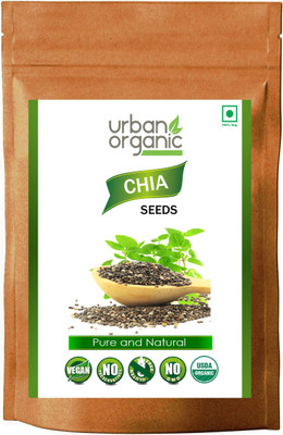 Urban Organic Chia Seeds - Fiber, calcium and Omega 3 Rich super food for Weight Loss (100 Gram Pack) Seed(100 per packet)