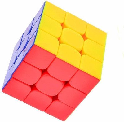 mayank & company 3x3 High Stability Stickerless 3x3x3 Speed Cube (3x3x3)(1 Pieces)