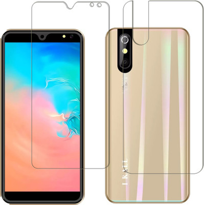 FashionCraft Front and Back Screen Guard for I Kall K200(Pack of 2)