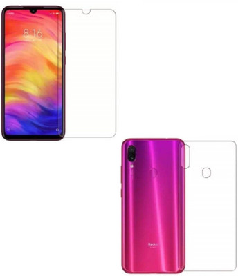FashionCraft Front and Back Tempered Glass for MI NOTE 7, NOTE 7S, NOTE 7 PRO(Pack of 2)