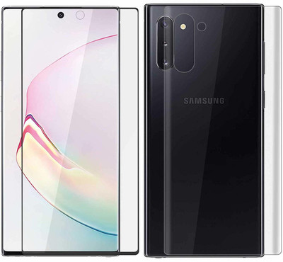Own Shop Front and Back Screen Guard for Samsung Galaxy Note 10(Pack of 1)