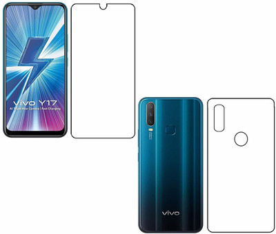 Nawab Collection Front and Back Screen Guard for Vivo Y17(Pack of 2)