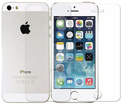 PR SMART Front and Back Tempered Glass for Apple iPhone 5s, Apple iPhone 5(Pack of 2)