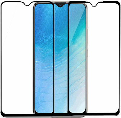 TINGTONG Edge To Edge Tempered Glass for Vivo Y19(Pack of 2)