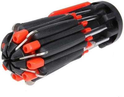 Aryshaa 8 in 1 Multi Function Screwdriver and 6 LED Light portable Torch Tool Kit Standard Screwdriver Standard Screwdriver Set(Pack of 1)