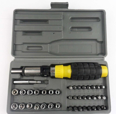 CONTINENTAL 41 Pieces Multipurpose Tool Kit for Home Combination Screwdriver Set(Pack of 1)