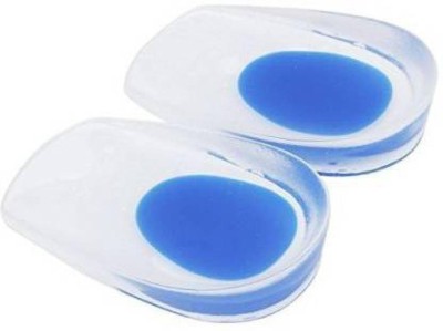 FIVANIO Pair Heel Support Pad Cup Gel Silicone Shock Cushion Insoles Care Heel Support Heel Support(Multicolor)